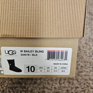 UGG Black Bailey Bling Women's Boots